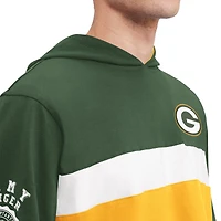 T-shirt à capuche manches longues Tommy Hilfiger Green Bay Packers Morgan pour hommes