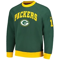 Men's Tommy Hilfiger Green Bay Packers Reese Raglan Tri-Blend Pullover Sweatshirt