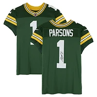 Micah Parsons Green Bay Packers Autographed Green Nike Elite Jersey 