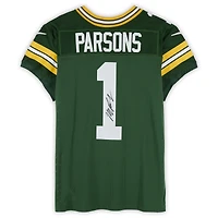 Maillot Nike Elite vert autographié de Micah Parsons (Green Bay Packers)