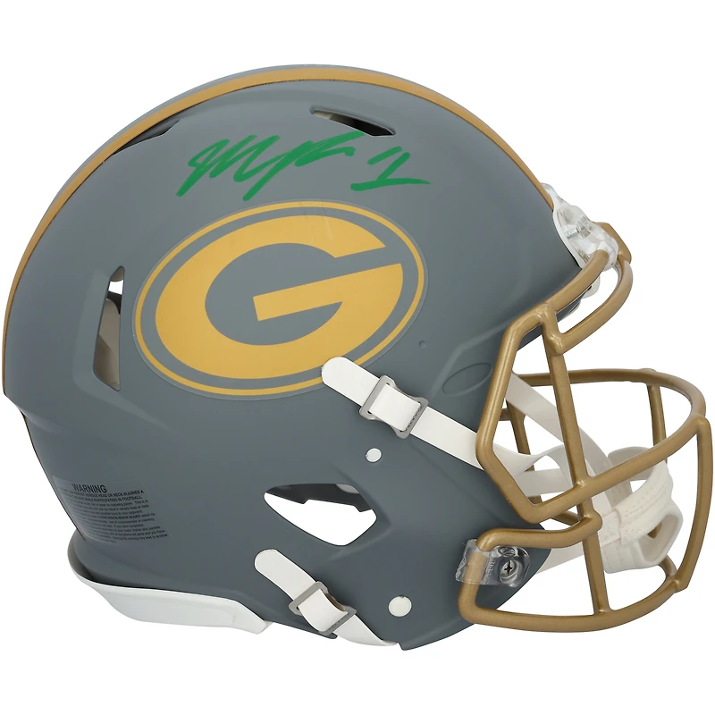 Micah Parsons Green Bay Packers Autographed Riddell Slate Speed Authentic Helmet  
