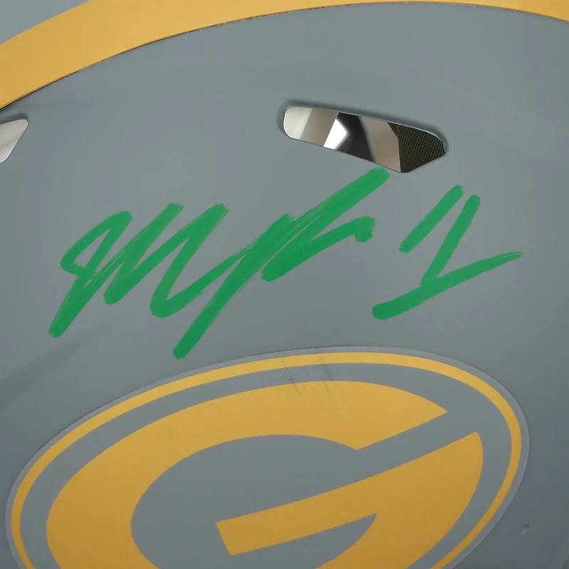 Micah Parsons Green Bay Packers Autographed Riddell Slate Speed Authentic Helmet  