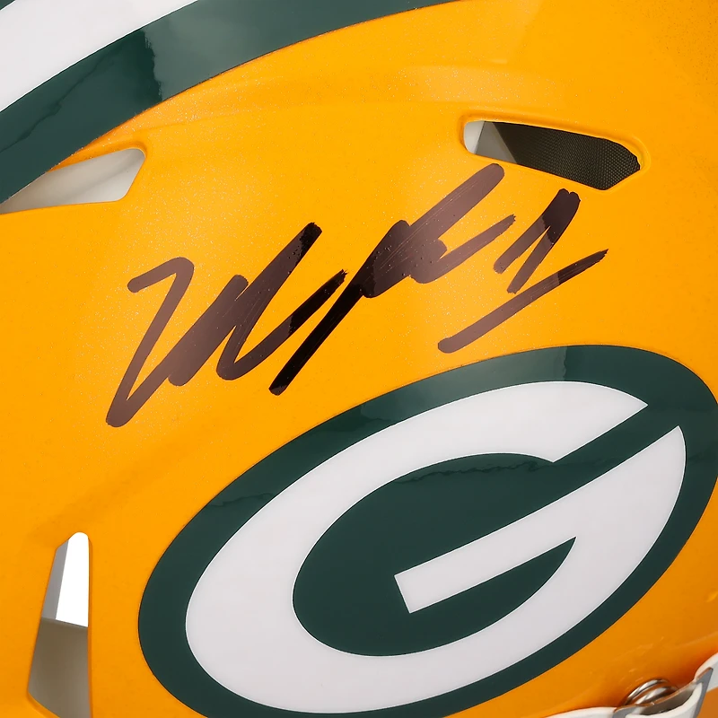 Casque authentique Riddell Speed autographié par Micah Parsons des Green Bay Packers