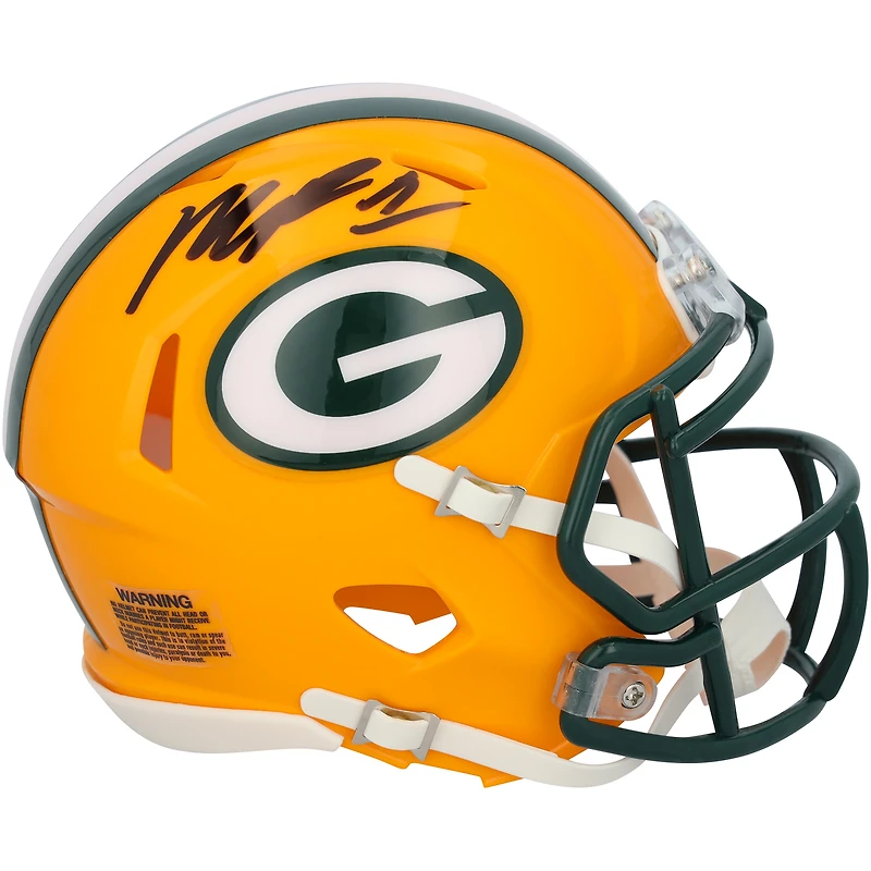 Micah Parsons Green Bay Packers Autographed Riddell Speed Mini Helmet