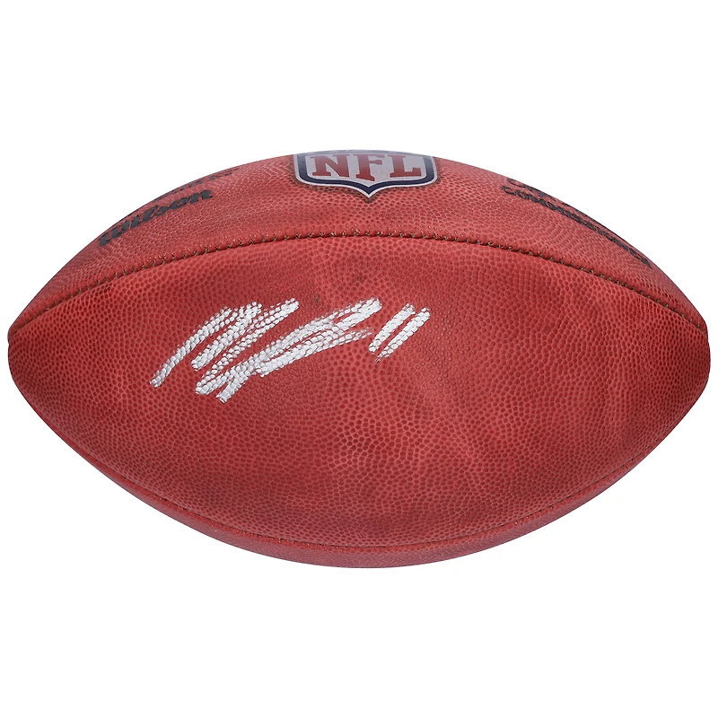 Ballon de football professionnel Wilson Duke dédicacé par Micah Parsons des Green Bay Packers
