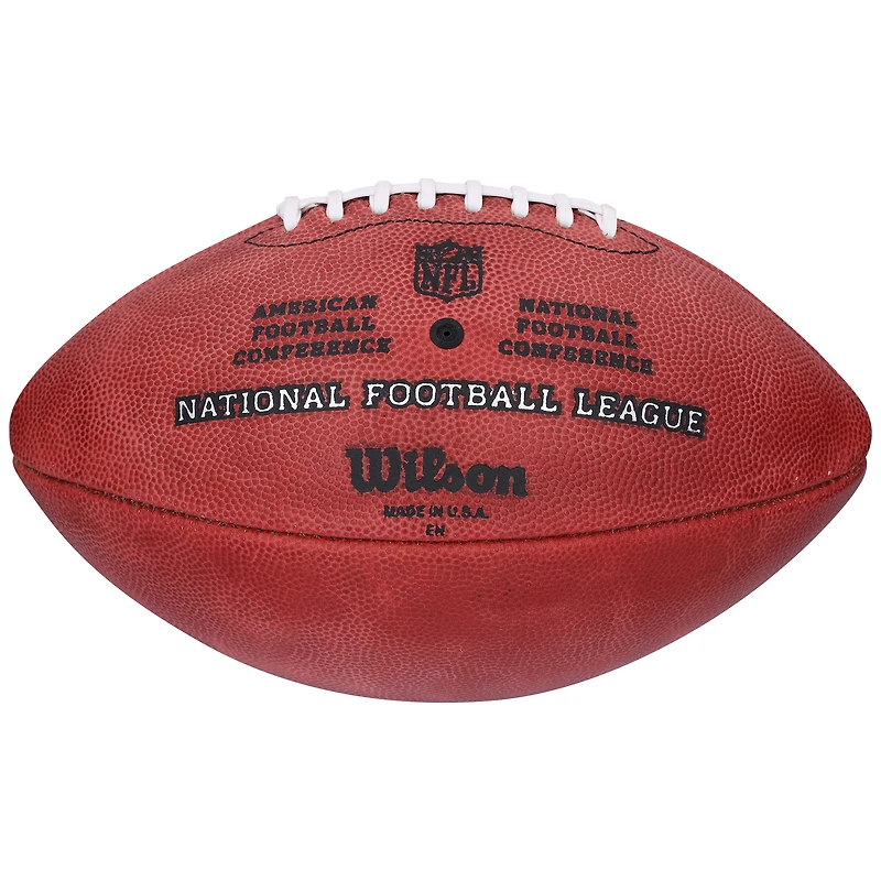Ballon de football professionnel Wilson Duke dédicacé par Micah Parsons des Green Bay Packers