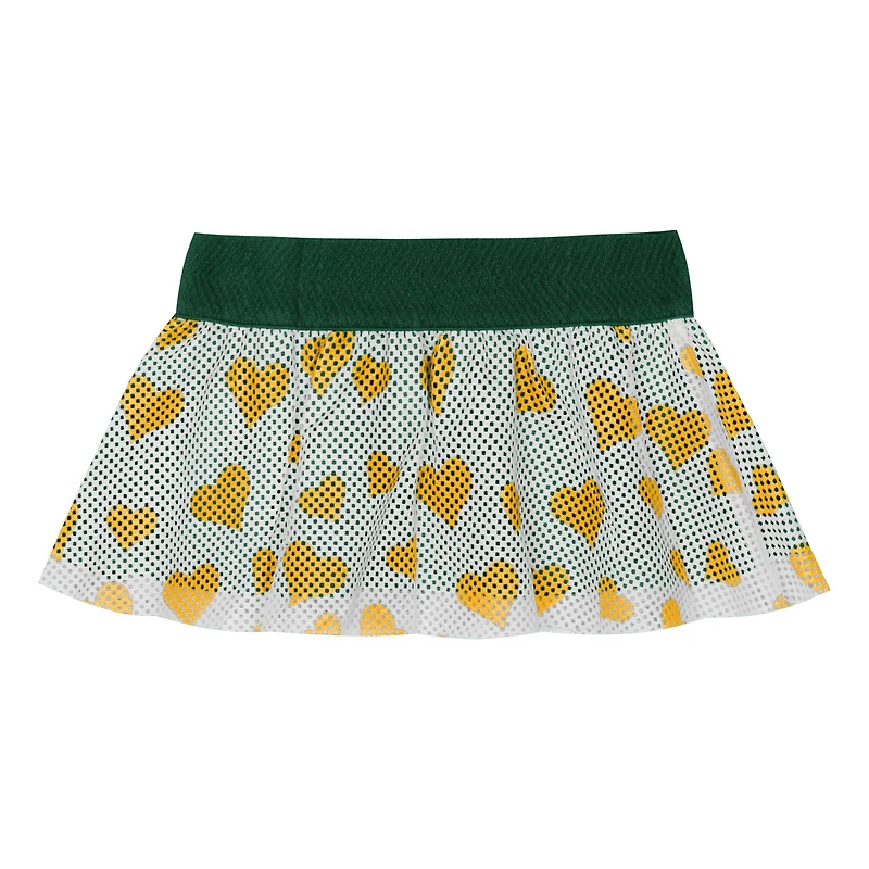 Newborn & Infant Green Bay Packers Love My Team Bodysuit Skirt Set