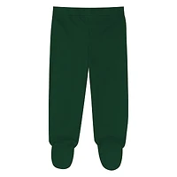 Newborn Outerstuff Green Bay Packers Little Champ Three-Piece Long Sleeve Bodysuit, Pants and Cuffed Hat Set