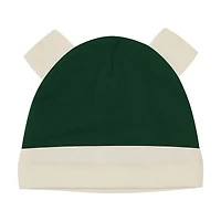 Newborn Outerstuff Green Bay Packers Little Champ Three-Piece Long Sleeve Bodysuit, Pants and Cuffed Hat Set