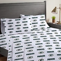 Pegasus  Green Bay Packers Four-Piece Full Sheet Set
