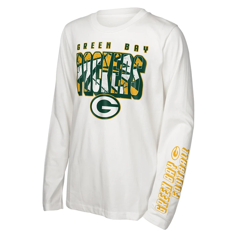 Ensemble combiné de t-shirts the Mix des Packers Green Bay préscolaires