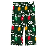 Preschool Green Bay Packers Two-Piece Garland Holiday Long Sleeve Pajama Set