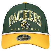 Preschool New Era  Green/Gold Green Bay Packers  Arch COOLERA 9FORTY A-Frame M-Crown Adjustable Hat