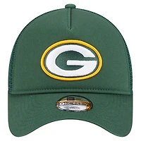 Casquette ajustable A-Frame 9FORTY des Packers de Green Bay pour enfants d'âge préscolaire New Era Green