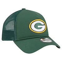 Casquette ajustable A-Frame 9FORTY des Packers de Green Bay pour enfants d'âge préscolaire New Era Green