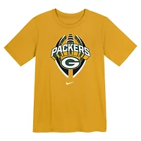 Preschool Nike Gold Green Bay Packers Icon Legend Dri-FIT T-Shirt