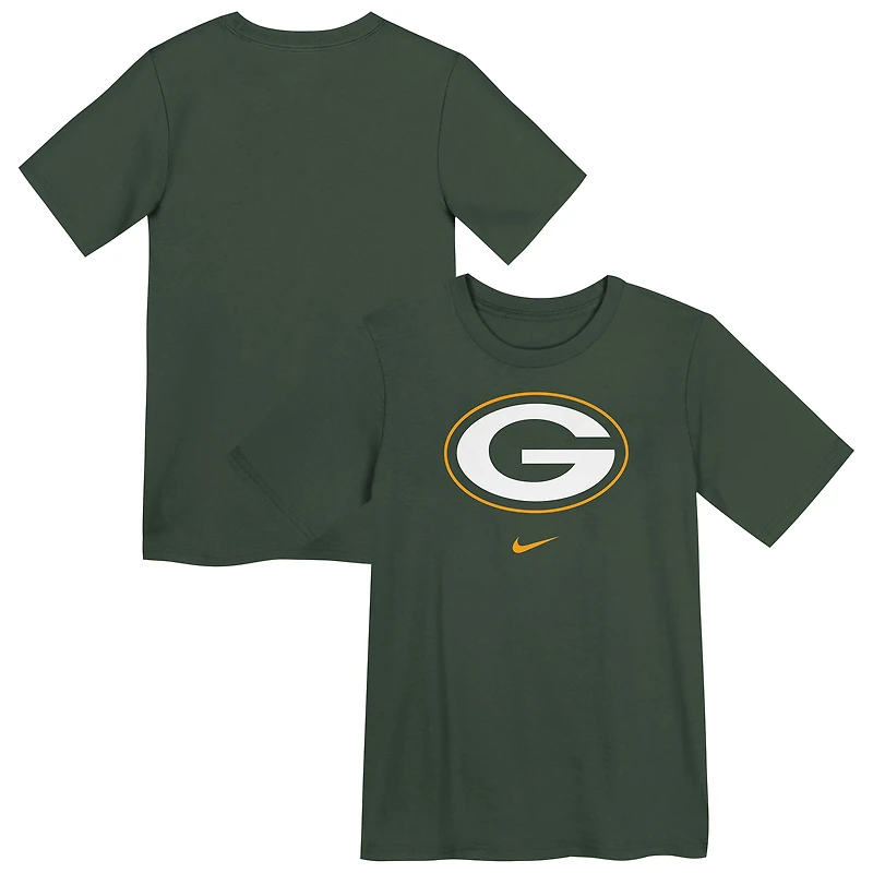 Preschool Nike Green Bay Packers Primary Logo Legend Performance T-Shirt