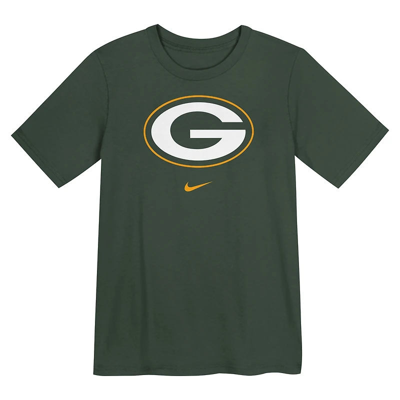 Preschool Nike Green Bay Packers Primary Logo Legend Performance T-Shirt