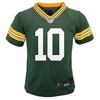 Maillot de jeu Nike Jordan Love Green des Bay Packers pour enfant d'âge préscolaire