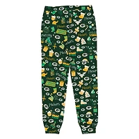 Preschool Outerstuff Green Bay Packers Chestnut Holiday Sleep Set