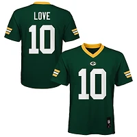 Maillot de joueur réplique des Packers Green Bay, Jordan Love Green, Outerstuff préscolaire