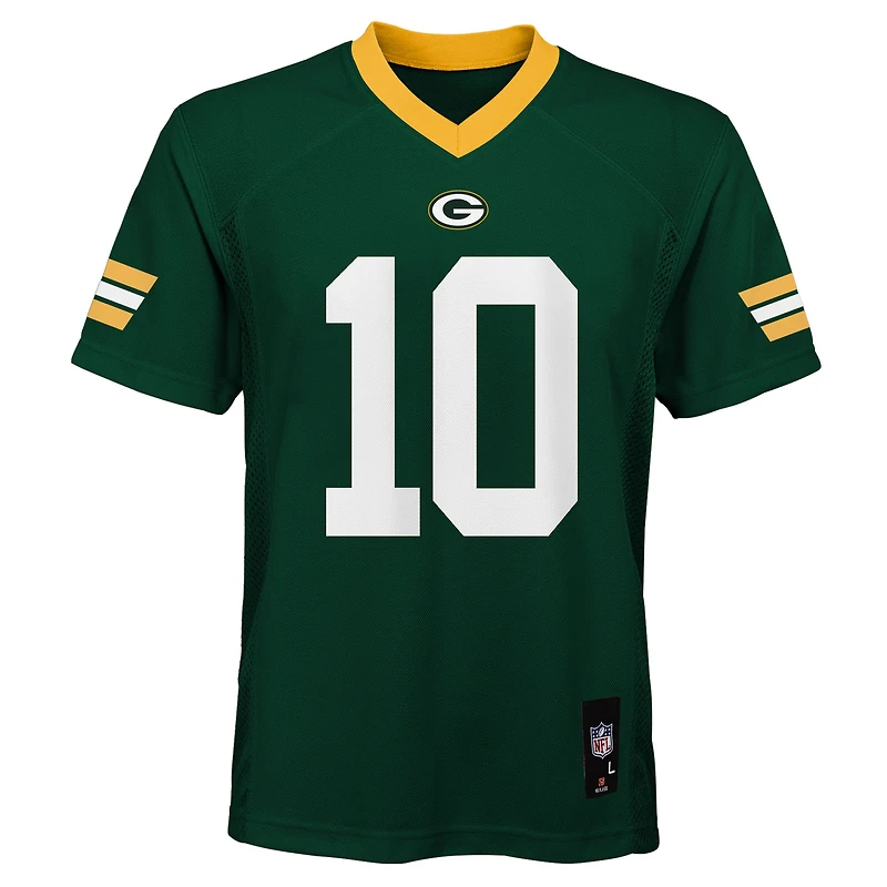 Maillot de joueur réplique des Packers Green Bay, Jordan Love Green, Outerstuff préscolaire