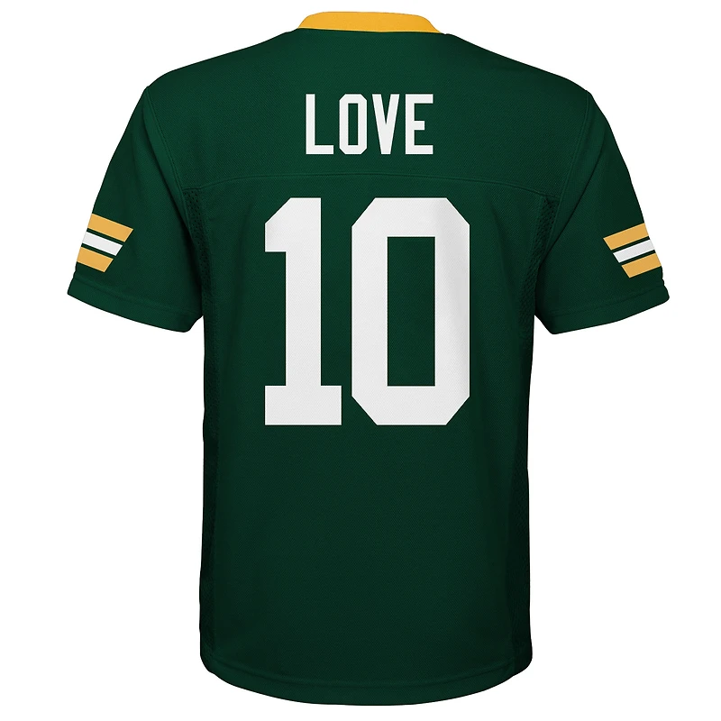 Maillot de joueur réplique des Packers Green Bay, Jordan Love Green, Outerstuff préscolaire
