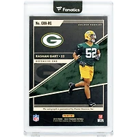 Rashan Gary Green Bay Packers Autographed 2019 Panini Gold Standard Golden Rookies Black #GRA-RG #1/1 Rookie Card