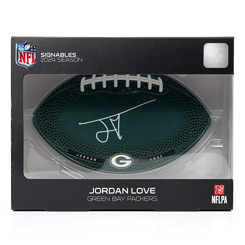 Signables Jordan Love Green Bay Packers NFL 2024 Objet de collection