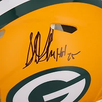 Sterling Sharpe Green Bay Packers Autographed Riddell Speed Authentic Helmet with "HOF 25" Inscription