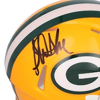 Mini-casque Riddell Speed ​​autographié par Sterling Sharpe des Green Bay Packers