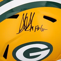 Casque réplique Riddell Rave Speed ​​autographié par Sterling Sharpe des Green Bay Packers avec inscription « HOF 25 »