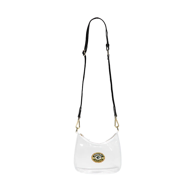 Sac à bandoulière incurvé transparent Stoney Clover Lane des Green Bay Packers