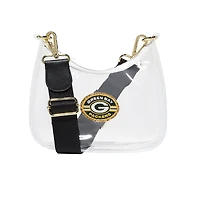 Sac à bandoulière incurvé transparent Stoney Clover Lane des Green Bay Packers