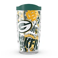 Emballeurs Tervis Green Bay 10 oz. Gobelet ondulé classique Allover