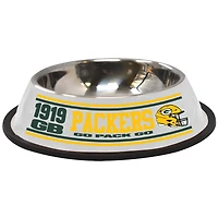 Gamelle pour animaux de compagnie en acier inoxydable The Memory Company Green Bay Packers