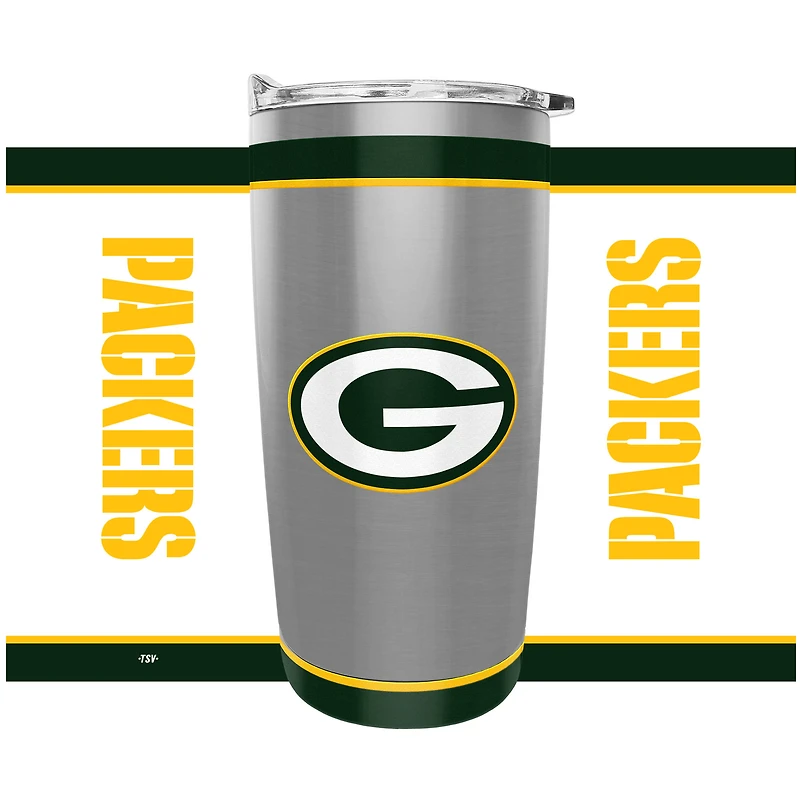 Le Sports Vault Green Bay Packers 20 oz. Gobelet en acier inoxydable