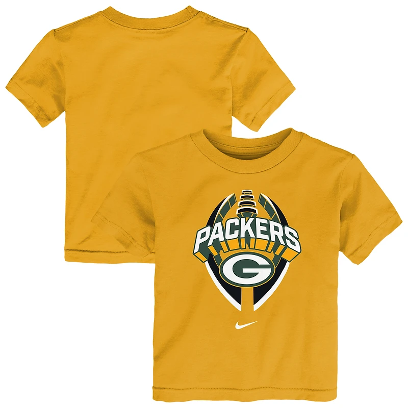 Toddler Nike Gold Green Bay Packers Icon Legend T-Shirt