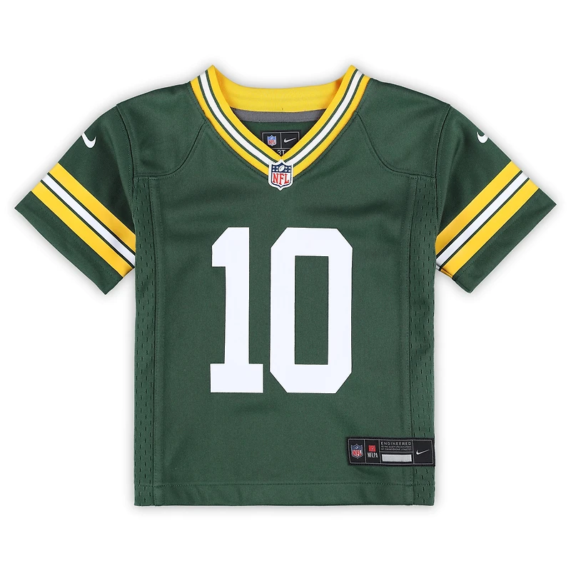 Maillot de jeu Nike Jordan Love Green Bay Packers pour tout-petit