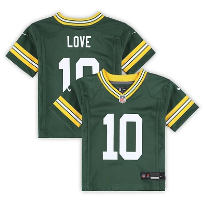 Maillot de jeu Nike Jordan Love Green Bay Packers pour tout-petit