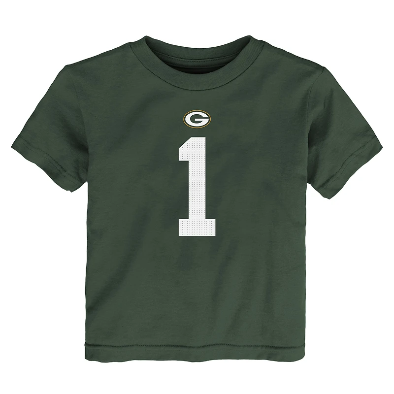 T-shirt Nike Micah Parsons pour enfant, vert, avec nom et numéro des Green Bay Packers