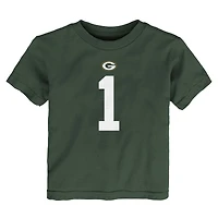 T-shirt Nike Micah Parsons pour enfant, vert, avec nom et numéro des Green Bay Packers