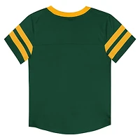 Toddler Outerstuff Green/Gold Green Bay Packers Red Zone V-Neck T-Shirt & Pants Set