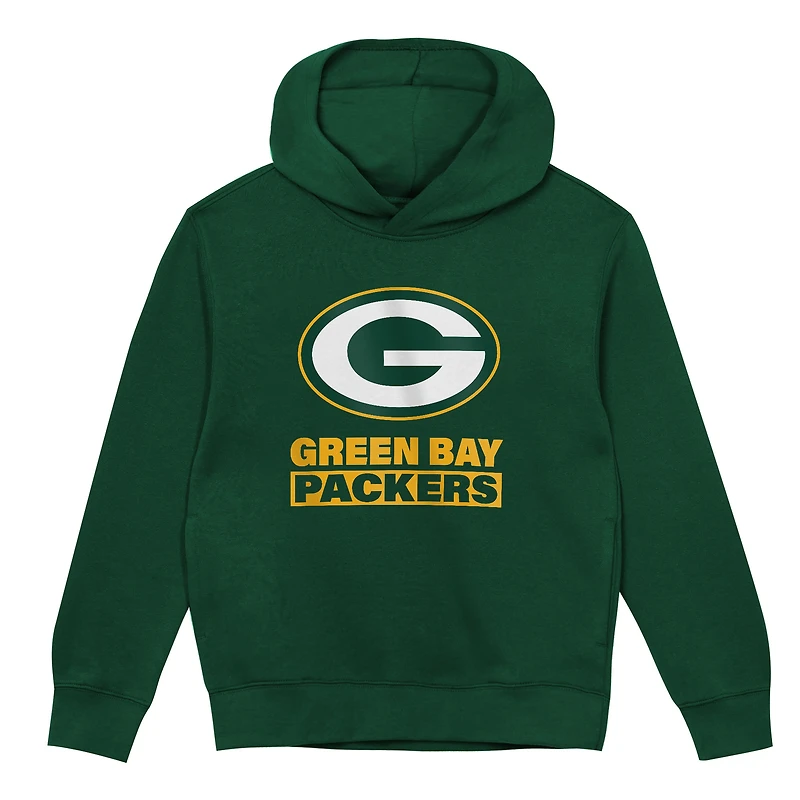 Sweat à capuche Back to Basics des Green Bay Packers pour tout-petits Outerstuff