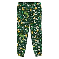 Toddler Outerstuff Green Bay Packers Chestnut Holiday Sleep Set