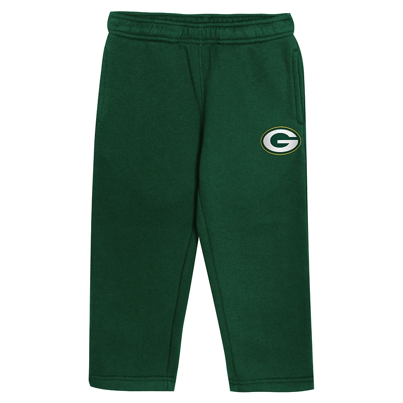 Toddler Outerstuff Green Bay Packers Lineman Fleece Hoodie & Pants Set