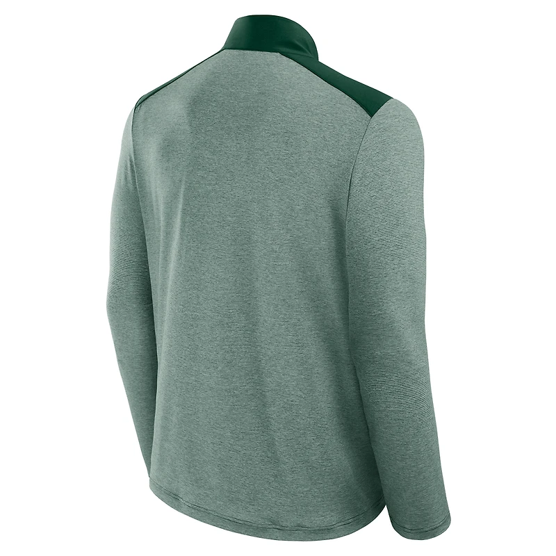 Veste unisexe à fermeture éclair intégrale ton sur Front Office des Packers de Green Bay Fanatics Vert/Vert chiné