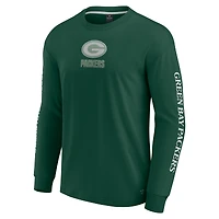 T-shirt unisexe à manches longues Fanatics Green Bay Packers Elements Strive