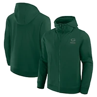 Sweat à capuche unisexe Fanatics Green Bay Packers Front Office entièrement zippé