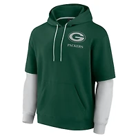 Unisex Fanatics  Green Bay Packers Sleek Elements Pullover Hoodie